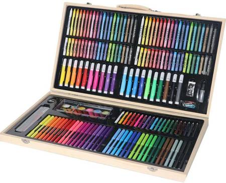 Painting and drawing set in a case 180 items